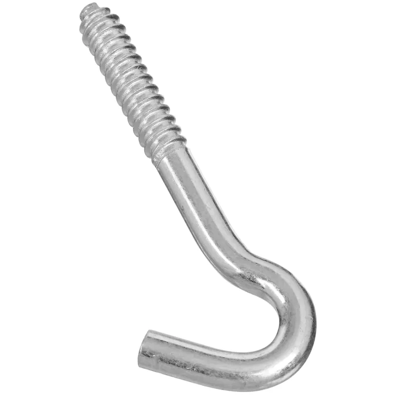 National Hardware Zinc-Plated Silver Steel 4-1/2 In. L Heavy Duty Screw Hook 290 Lb 1 Pk