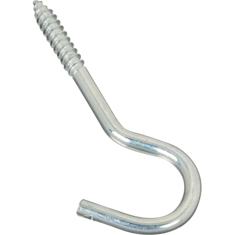 National Hardware Zinc-Plated Silver Steel 4-1/4 In. L Screw Hook 60 Lb 1 Pk
