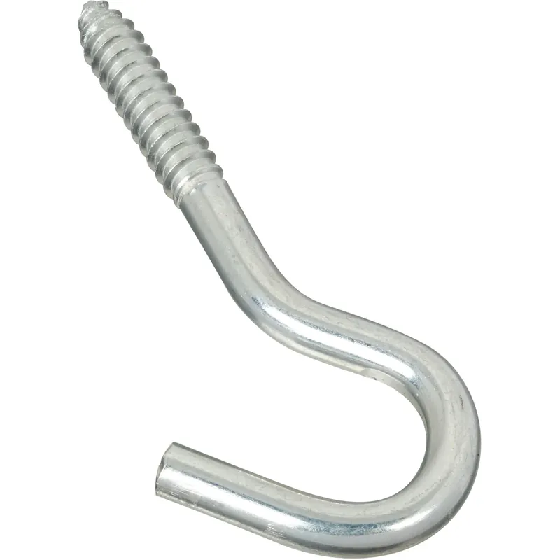 National Hardware Zinc-Plated Silver Steel 4-7/8 In. L Screw Hook 150 Lb 1 Pk