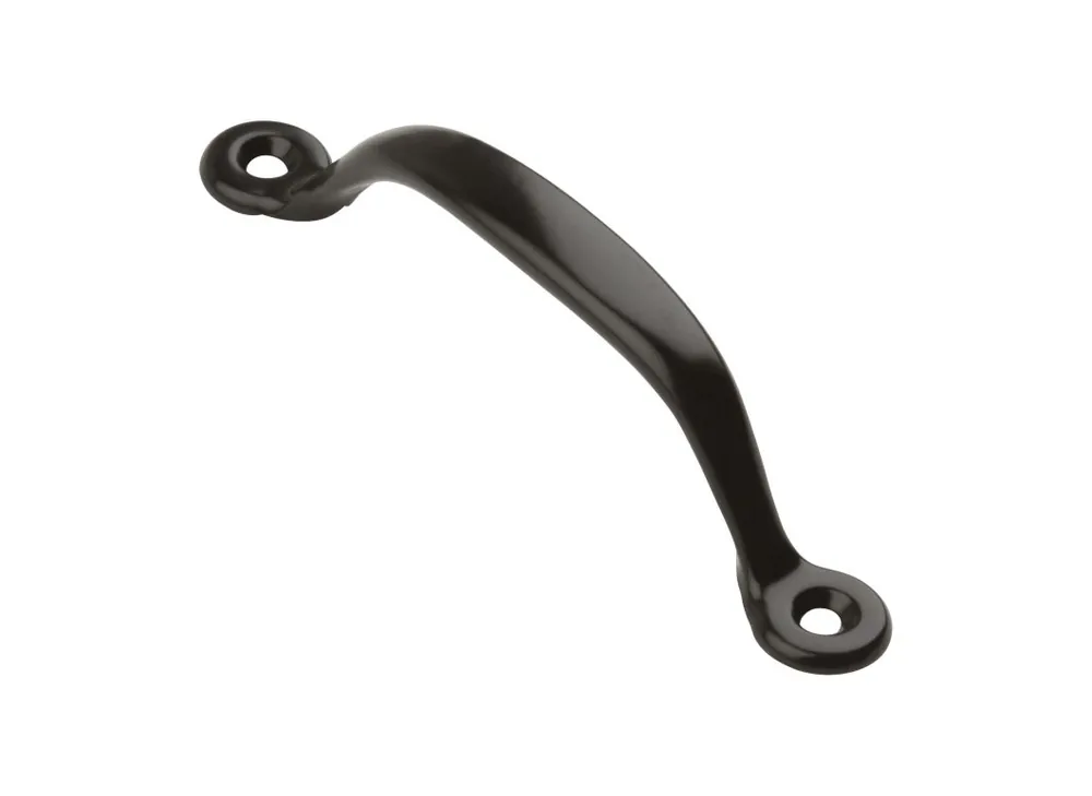 Cabinet Pull, Black, 4-3/4 In.