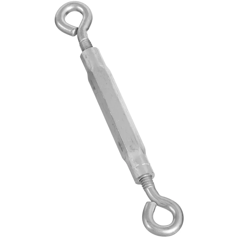 Turnbuckle, Eye & Eye, Zinc, 1/4 X 7-1/2 In.