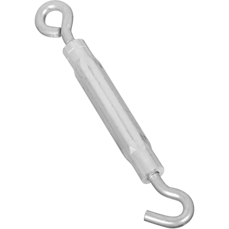 Hook & Eye Turnbuckle, Zinc, 3/16 X 5-1/2 In.