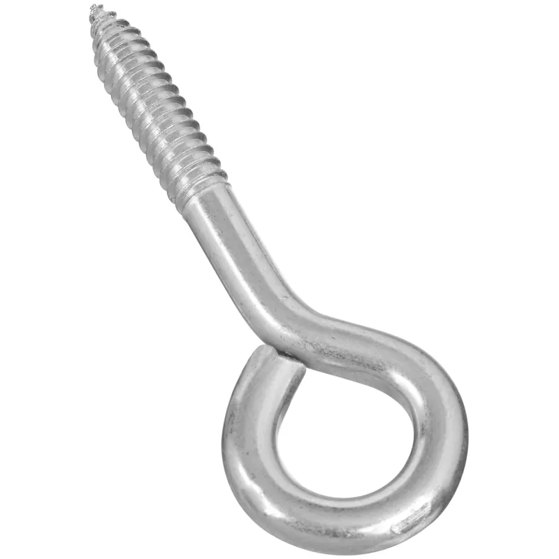 National Hardware 5.25 In. L Zinc-Plated Silver Steel Lag Screw Eye 1 Pk