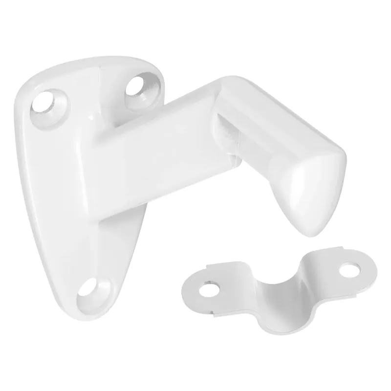 2-Pc. Handrail Bracket, White