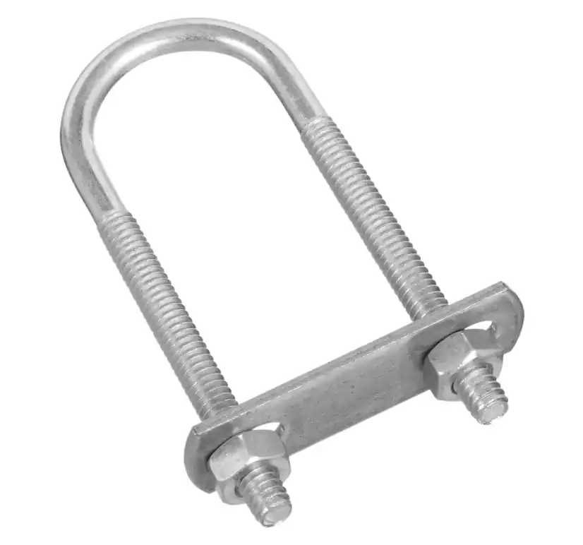National Hardware 1/4 In. X 1-1/8 In. W X 3-1/2 In. L Coarse Zinc-Plated Steel U-Bolt