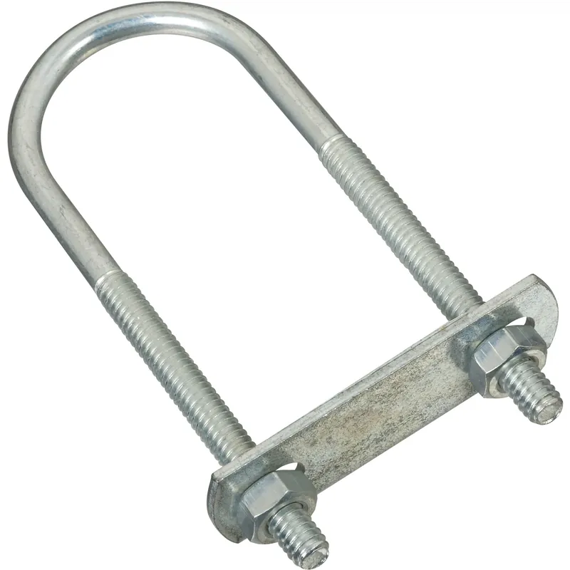 U Bolt, 146 Zinc, 1/4 X 1-3/8 X 4 In.