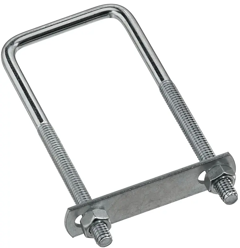 National Hardware 5/16 In. X 2 In. W X 5 In. L Coarse Zinc-Plated Steel Square U-Bolt