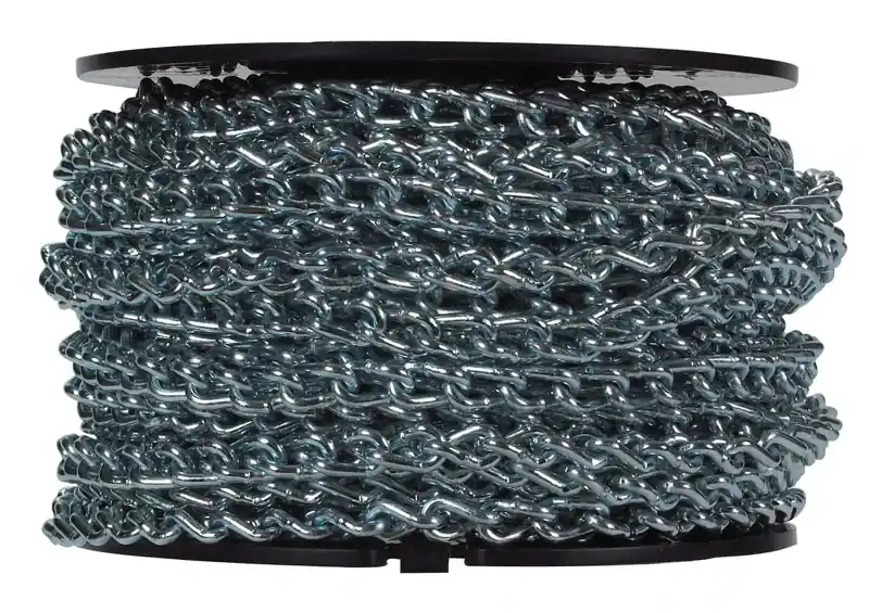 2 Machine Chain, Bright Zinc, 125 Ft.