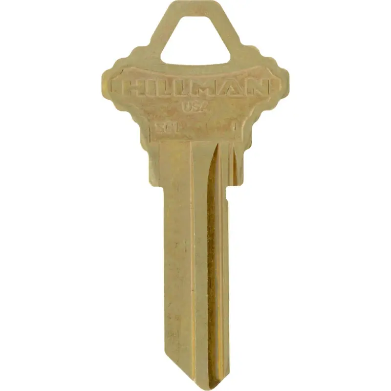 Schlage Traditional Universal Key Blank Sc1 Double For House/office Locks