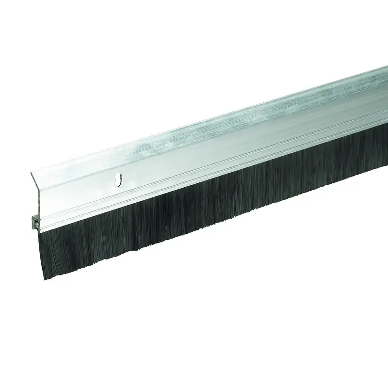 Brush Door Sweep, Heavy-Duty Aluminum, 2 X 36 In.