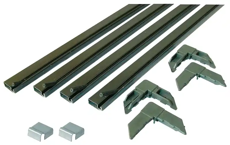 Prime-Line Bronze Aluminum 5/16 In. W X 3/4 In. L Screen Frame Kit 1 Pk