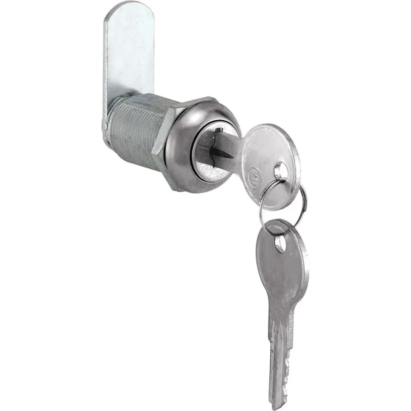 1-1/8 In. Chrome Finish Cabinet Lock