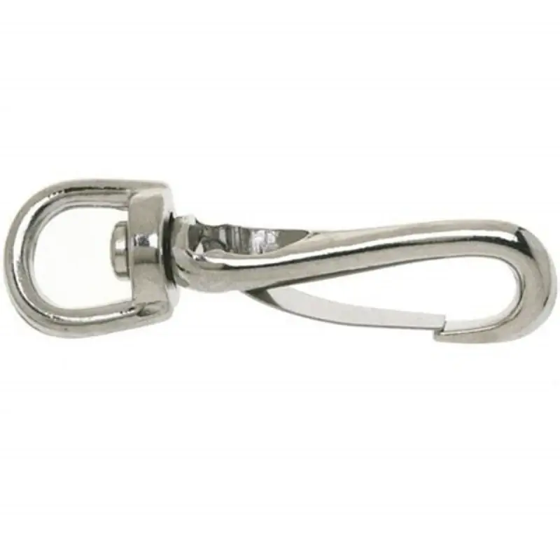 Swivel Spring Snap, Nickel Finish, 437, 3/8-In.