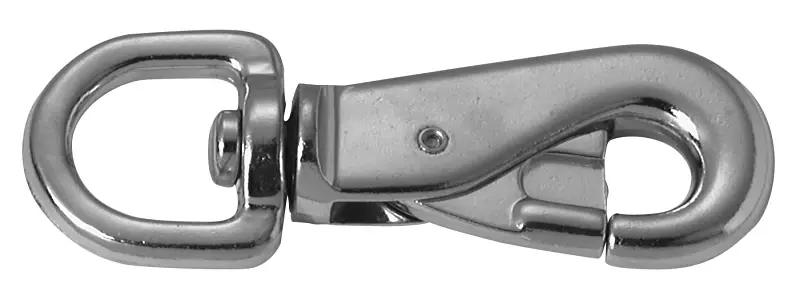 Swiveling Round Eye Animal Tie Zinc Snap, 7/8 In.