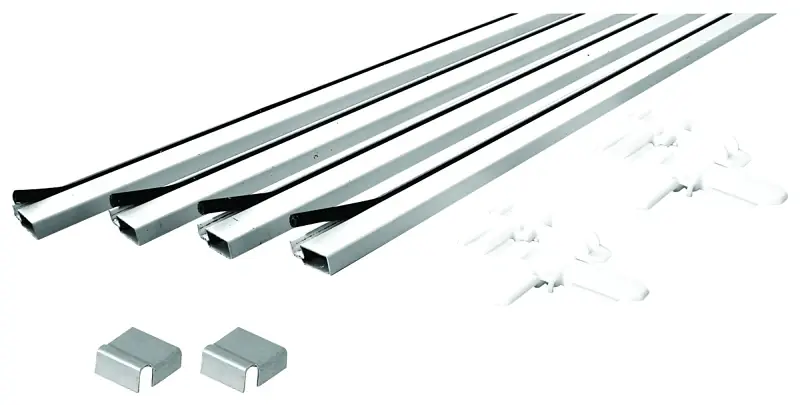 Prime-Line White Aluminum 5/16 In. W X 36 In. L Screen Frame Kit 1 Pk