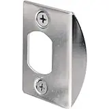 716-c 18 Gauge Chrome Deadlatch Door Jamb Strike