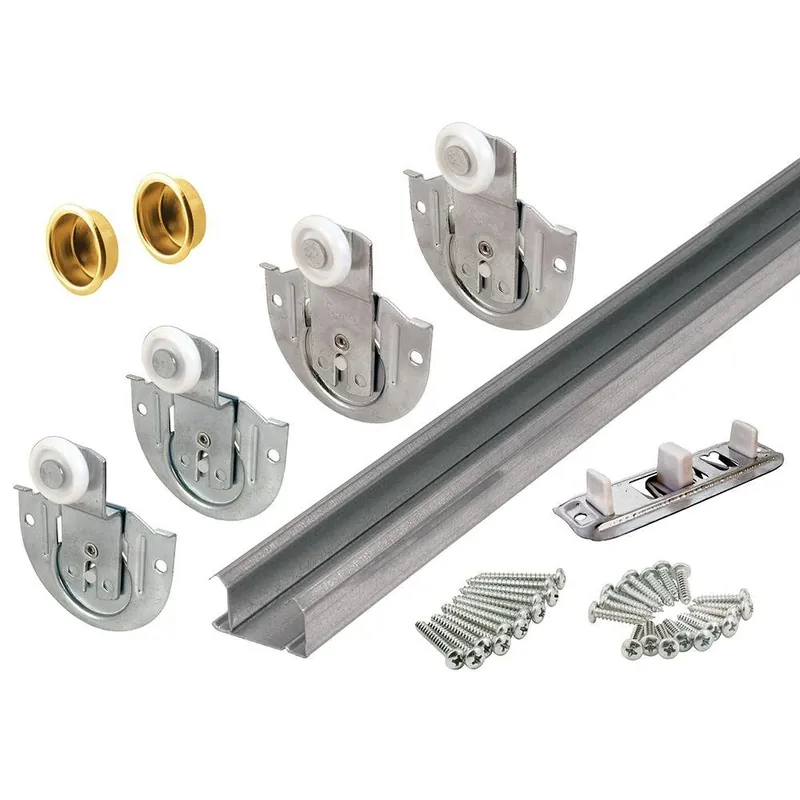 72 In. Bypass Closet Door Track Kit Model 163591 For Smooth Operation