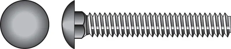 Hillman 5/16 In. X 3/4 In. L Zinc-Plated Steel Carriage Bolt 100 Pk