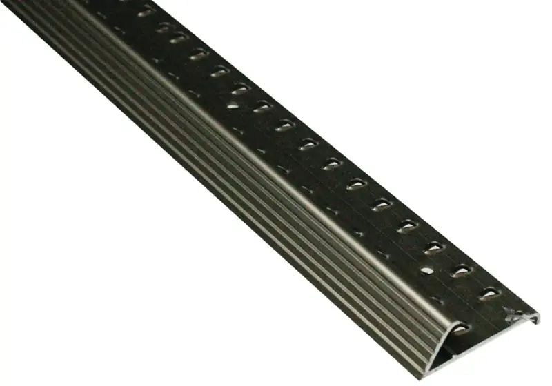 Pewter 1-3/8 In. X 3 Ft. Aluminum Carpet Gripper With Teeth