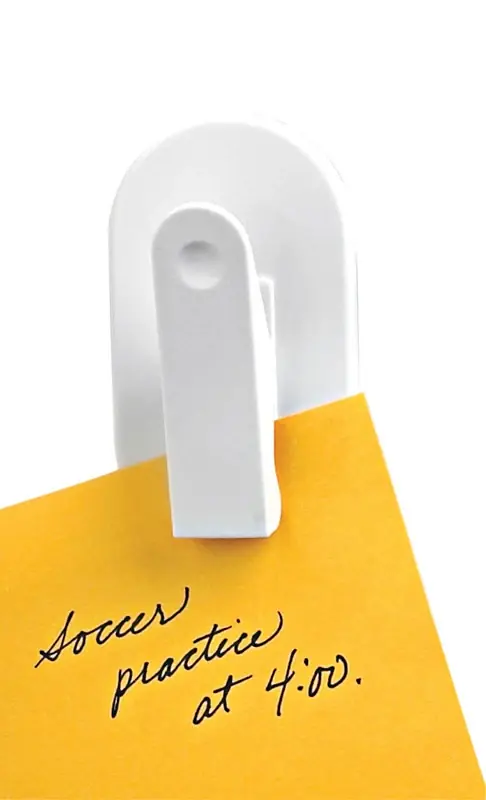 Spectrum 1.25 In. L White Plastic Small Magnetic Clip 2 Pk