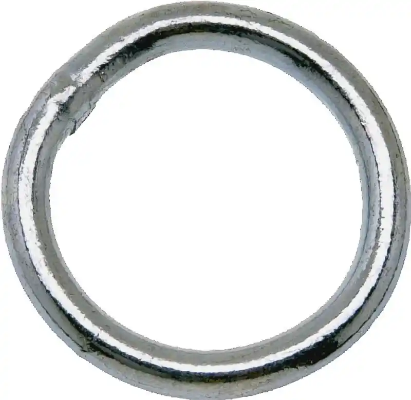 Welded Ring, Zinc Finish, 2, 2.5-In.