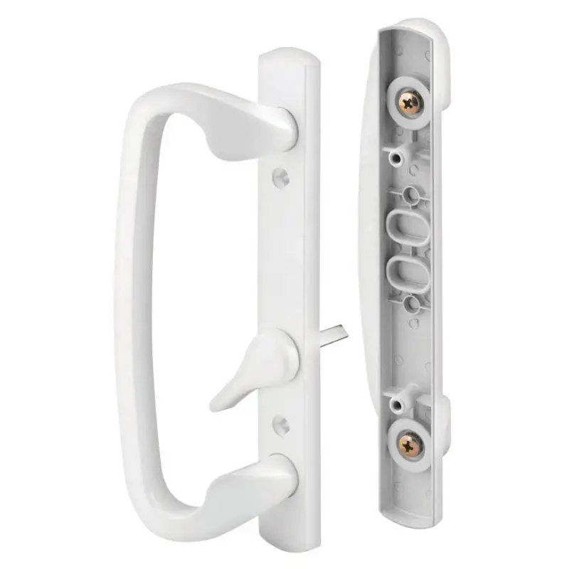 Painted Metal Indoor And Outdoor Patio Door Handle Set - Model 144078