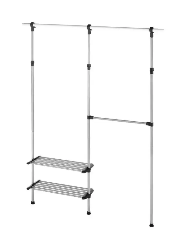 Whitmor 76 In. H X 10 In. W X 50 In. L Plastic/Steel Closet Organizer