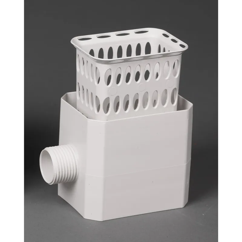 Catch A Raindrop Harvesting Rainwater Colander, White, Fits Most 2 X 3-In. Downspouts