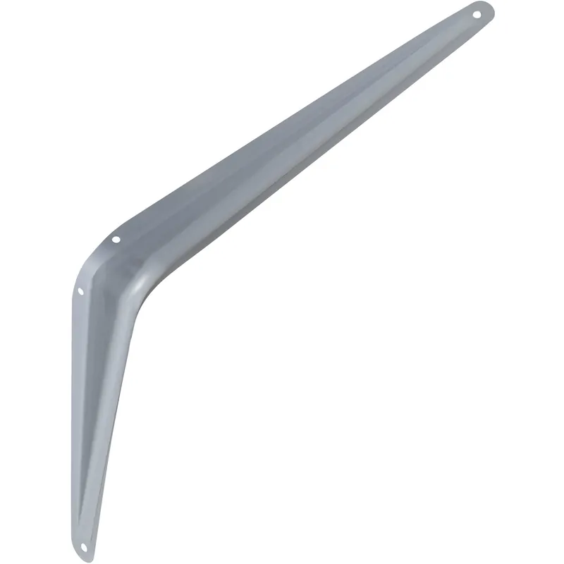 Steel Shelf Bracket, Gray, 10 X 12 In.