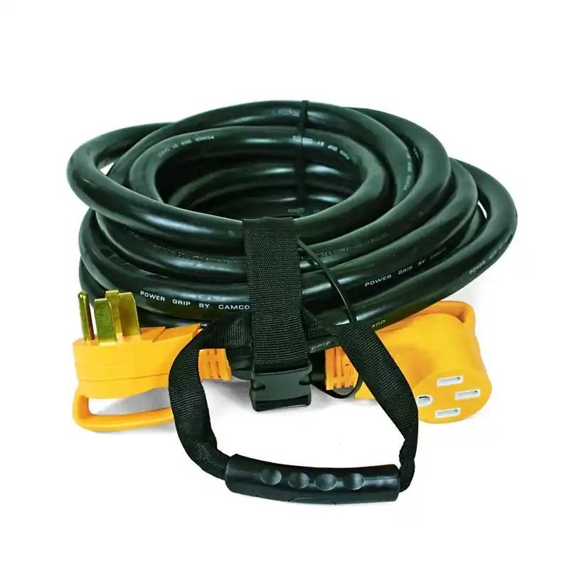 Powergrip 30 Ft. 50a 125/250v Heavy-duty Rv Extension Cord With Handles