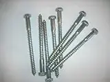 Lag Screws 3/8 Inch X 5 Inch Grade 2 Hex Head - Box Of 200