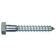 The Hillman Group 230107 Hex Lag Screw, 3/8-Inch X 6-Inch, Zinc, 50-Pack