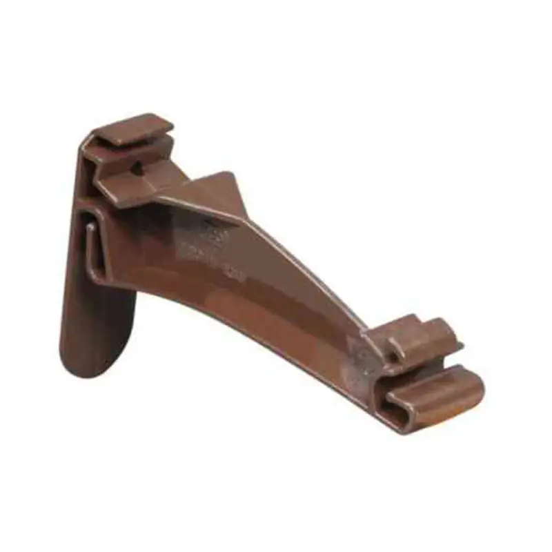 4.5 In. H X 1 In. W X 15 In. L Brown Vinyl K Hidden Hook