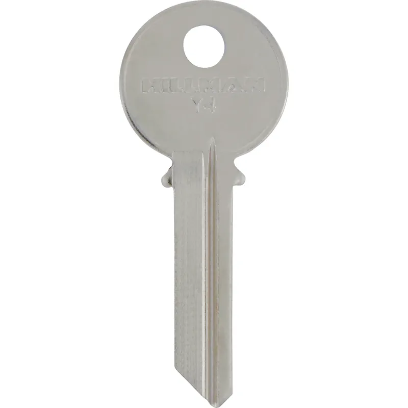 HILLMAN Traditional Key House/Office Key Blank 129 Single For Yale Locks Silver