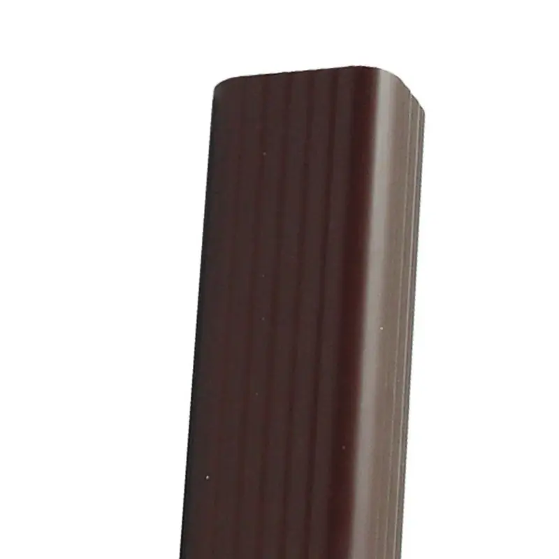 Downspout, Vinyl, Brown, 2 X 3-In.