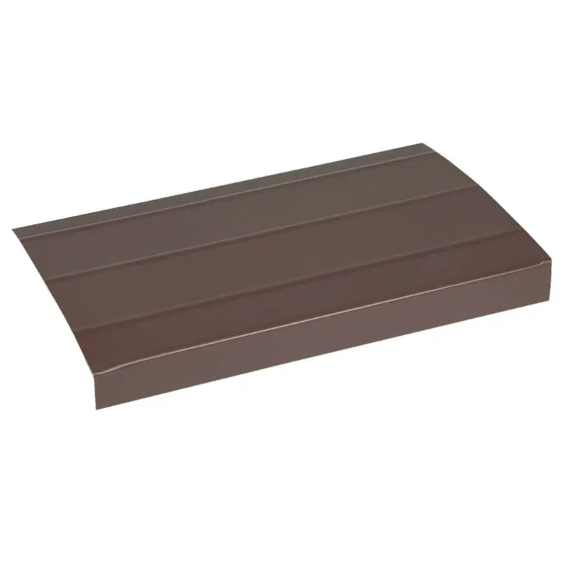 1.25 In. H X 6 In. W X 144 In. L Brown Aluminum Fascia Bracket