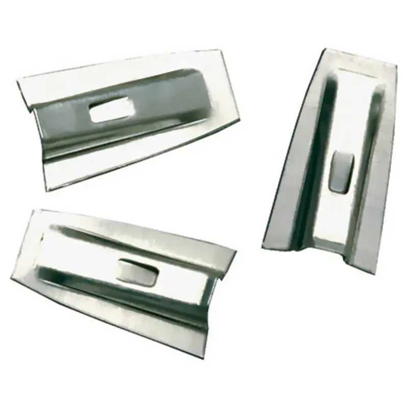 Allway 9.5 In. L X 1 In. W Aluminum Gray Siding Wedge 100 Pk
