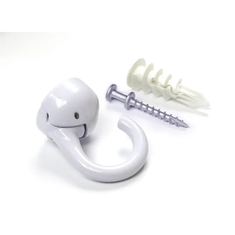Hangman Small White Metal 2 In. L Double Headed Hanger 20 Lb 1 Pk