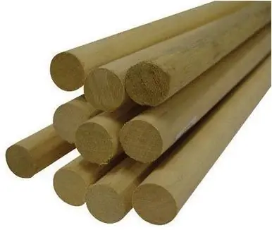 1 Inch X 36 Inch Hardwood Dowel - Ramin Wood Dowel For Crafting And Construction