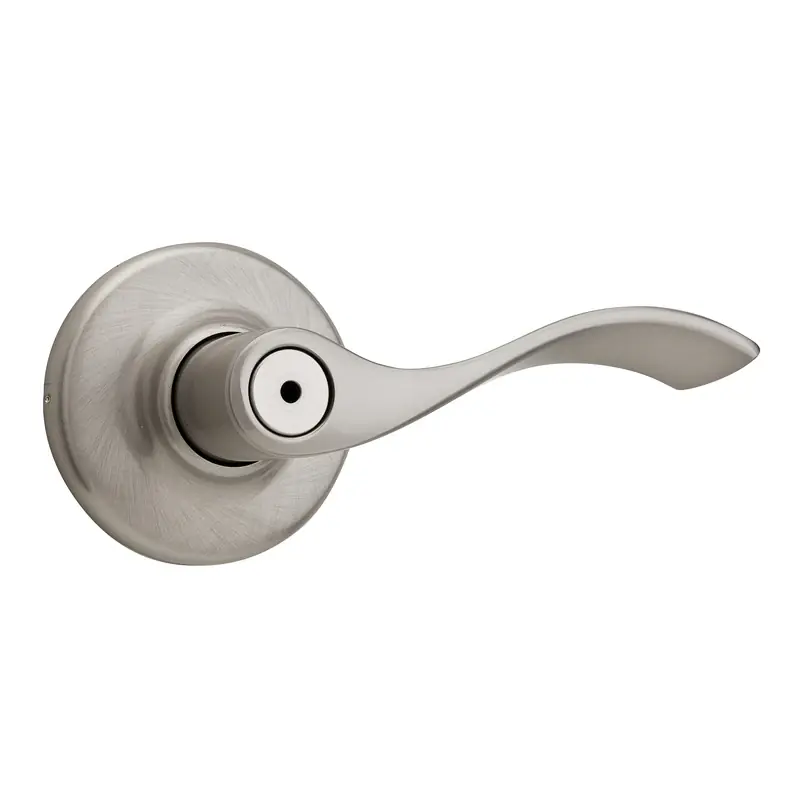 Balboa Bed/Bath Lever, Satin Nickel
