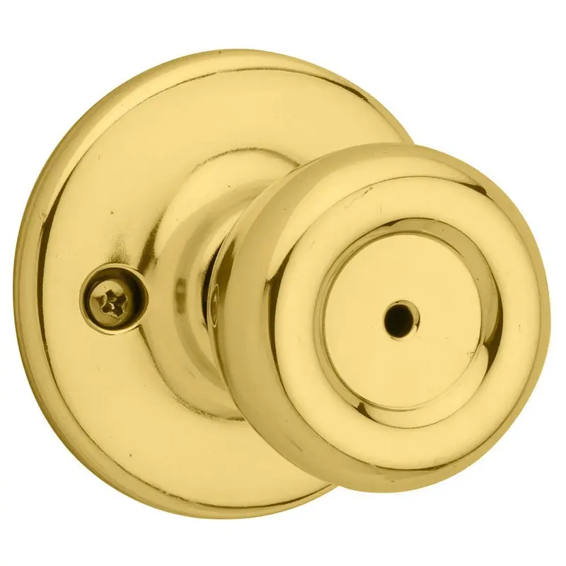 Security Tylo Privacy Lockset, Polished Brass
