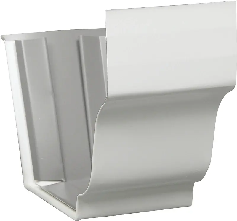 Amerimax 5 In. W White Aluminum K Slip Joint Connector