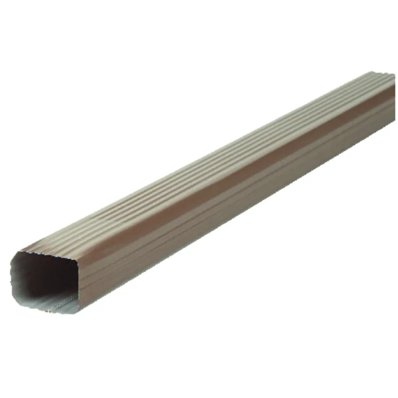 Downspout, Brown Aluminum, 2 X 3 In. X 10 Ft.