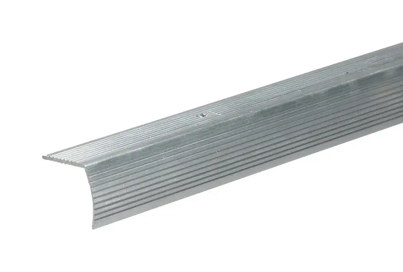 1-1/8 X 72-Inch Silver Stair Edge