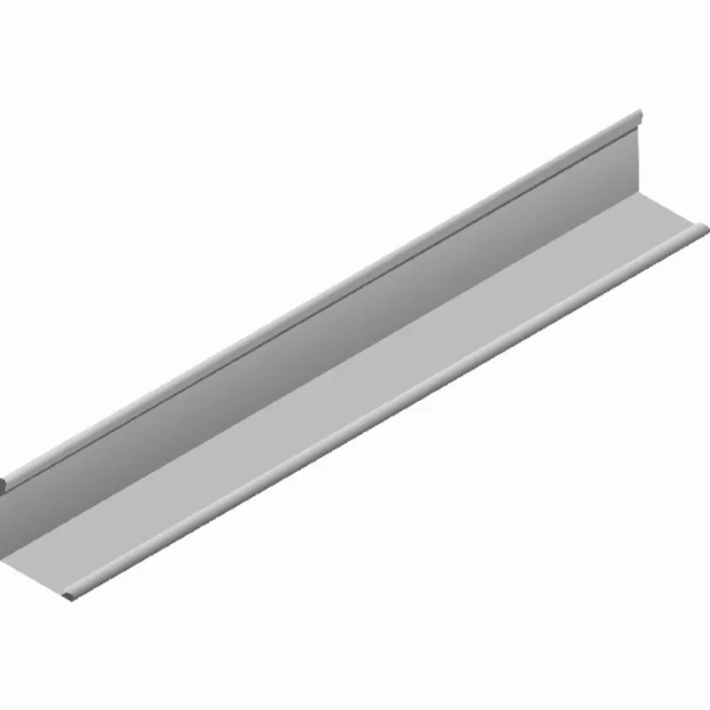 USG Ceilings SM7 144 In. L X 0.88 In. W Hemmed Wall Molding 1 Pk