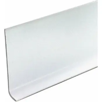 2srwh Cove Base Vinyl Trim - White - 2.5 Inches X 48 Inches