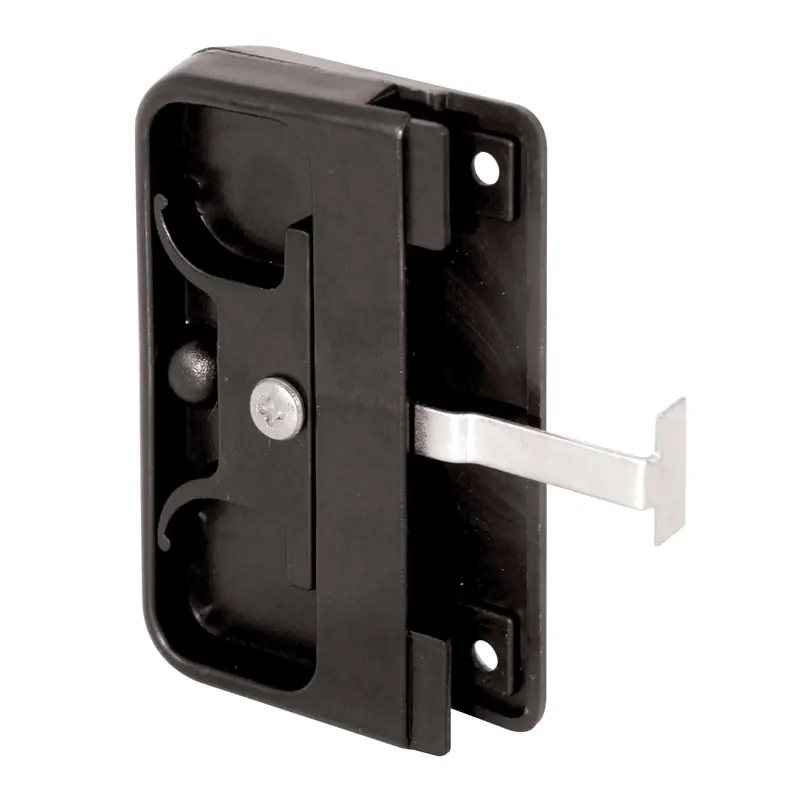 Prime-Line Black Plastic Latch And Pull 1 Pk