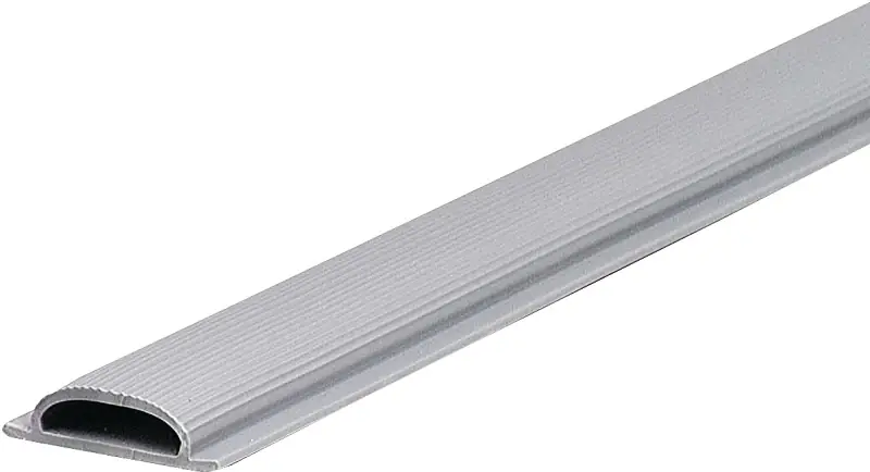 1-1/4" W X 36" L X 3/4" D Gray Vinyl Threshold Insert