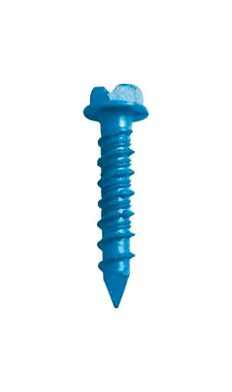Tapcon 1/4 In. D X 3-3/4 In. L Steel Hex Head Concrete Screw Anchor 75 Pk