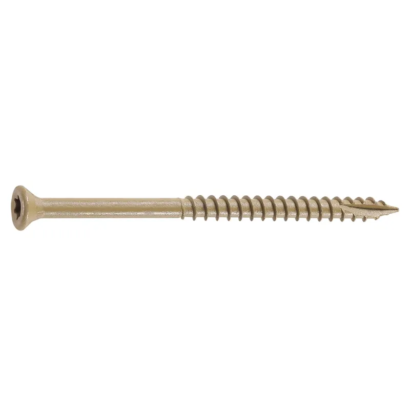 FastenMaster GuardDog No. 10 X 3 In. L Gold Phillips/Square Bugle Head Deck Screws 350 Pk
